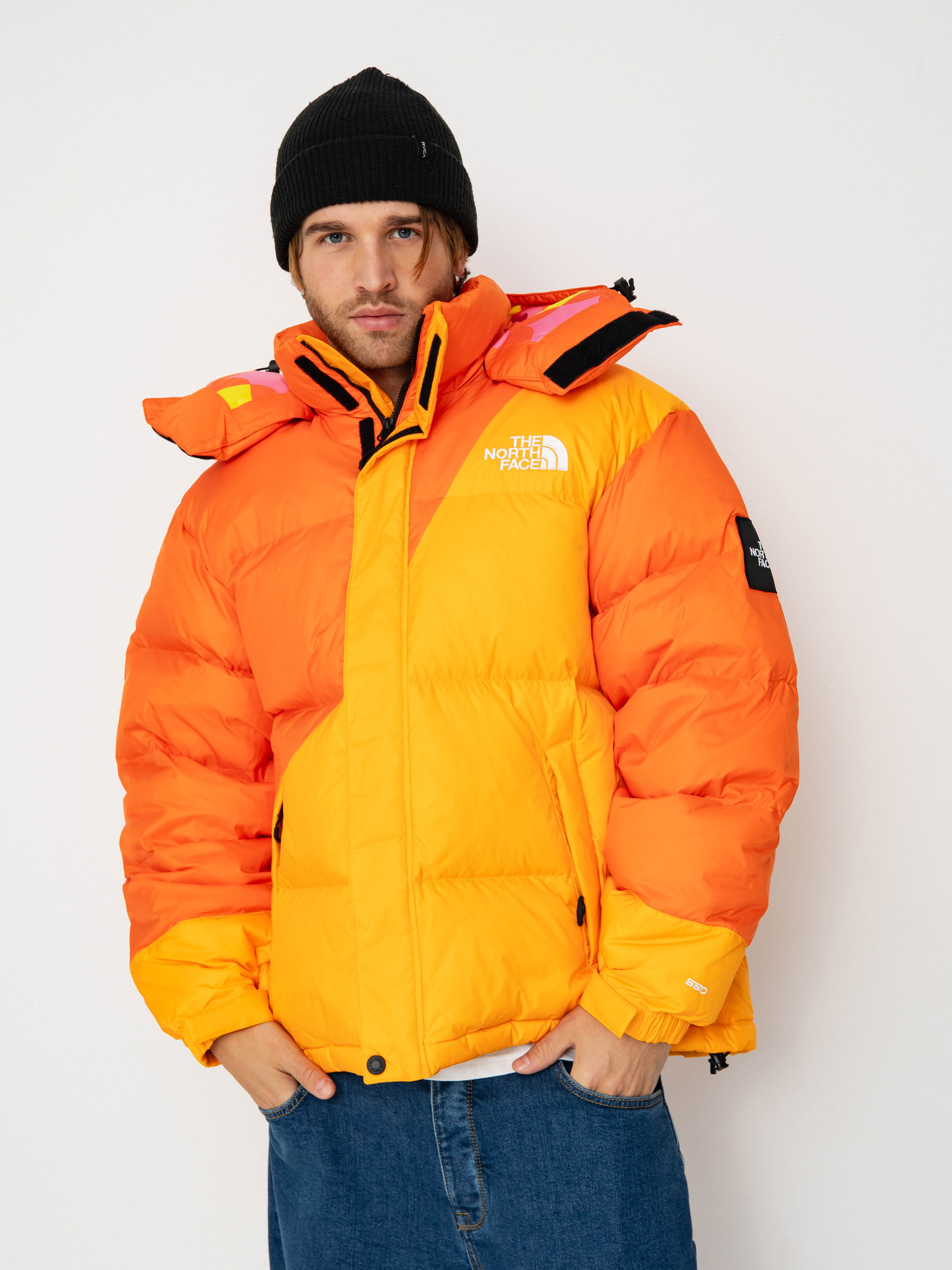 The north face jacket orange Clearance
